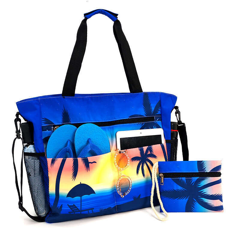 TEMU Exclusive Fashion Canvas Beach Casual Simple Crossbody Large Capacity Handbag Shoulder Bag