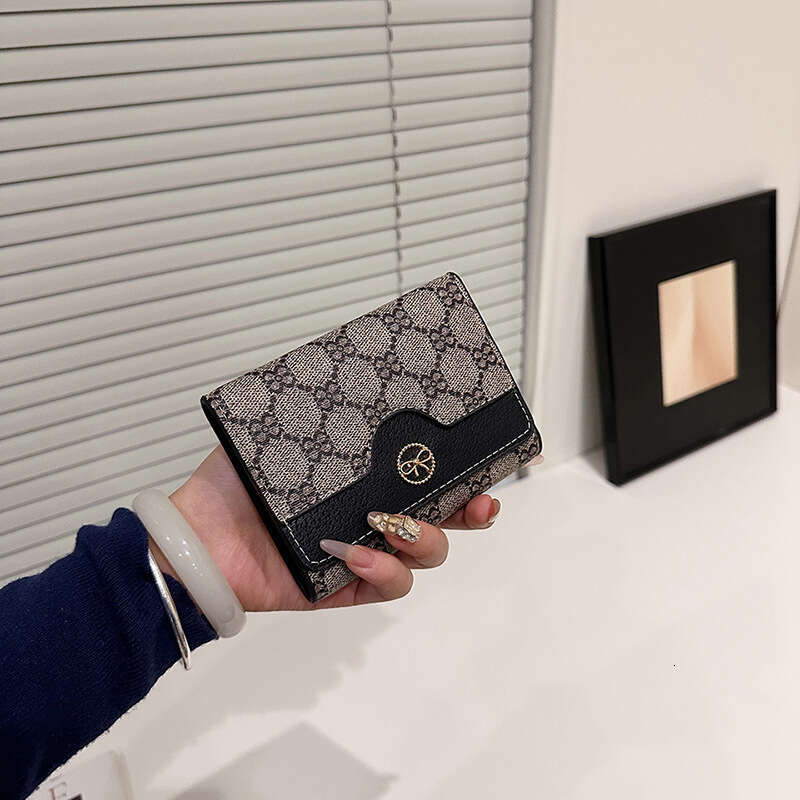 Large Capacity Multi-Card Slot Women's Printed Classic Long and Short Wallet Card Holder