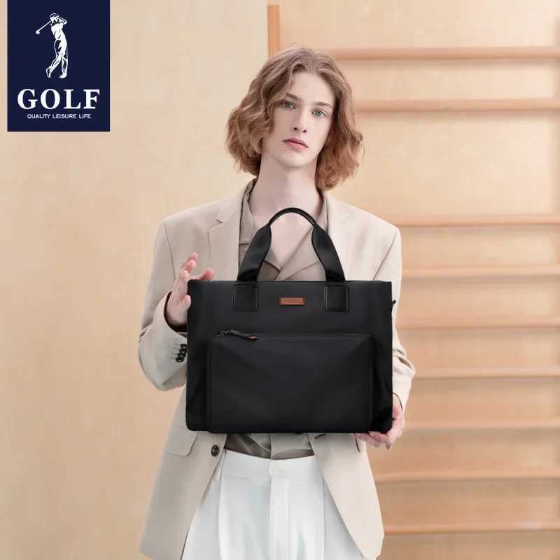 GOLF Business Bags for Men Briefcase Office Travel Computer 15 Inch Handbag Shoulder Messenger Bag Large Capacity High Quality W250610