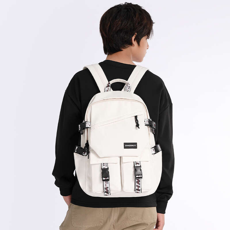 For Girls Ins Style Cute New High College Middle School Student Backpack Unisex Trendy Brand Large Capacity Double Shoulder Bag