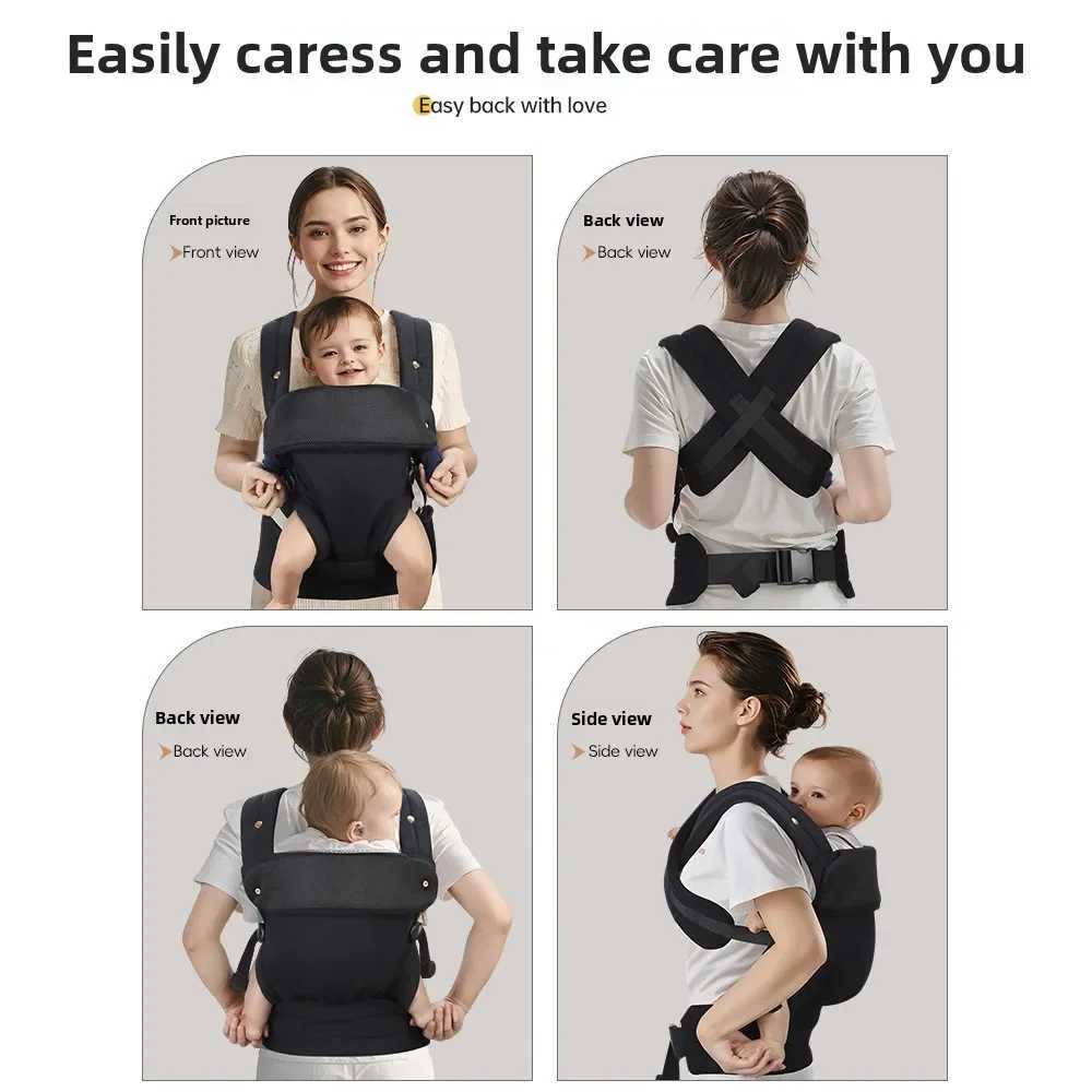 3-36 Month Baby Sling Baby Carrier Wrap Toddler Backpack Bebe Sling Bag Infant Bags Multi-use Carriers Accessories for Newborn y250610WL7Y