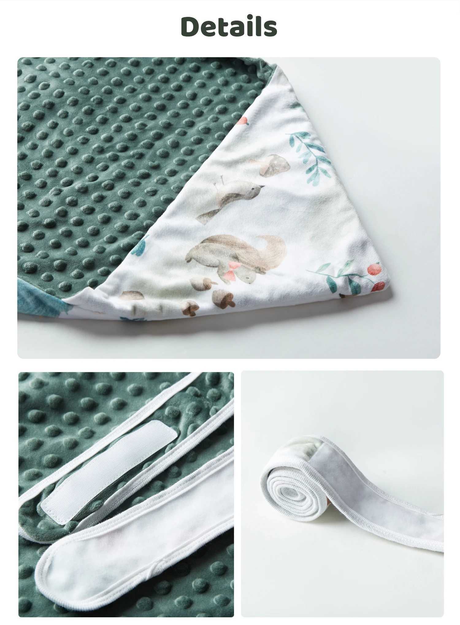 New Style Baby Hooded Blanket Warm Swaddling Wrap Winter Newborn Quilt Babe Toddler Nap Blanket Infant Bedding Baby Shower Gift y250610QHA1