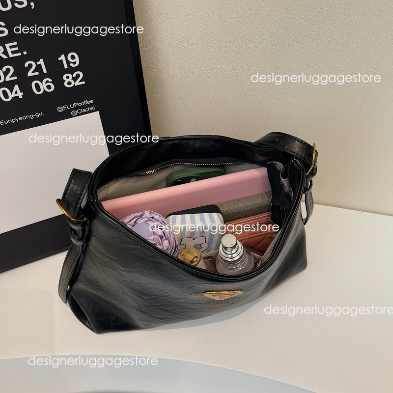 designer Large Capacity Tote Bag for Women 2025 New Fashion Versatile Crossbody Bag High-end Commuter Shoulder Underarm Bag