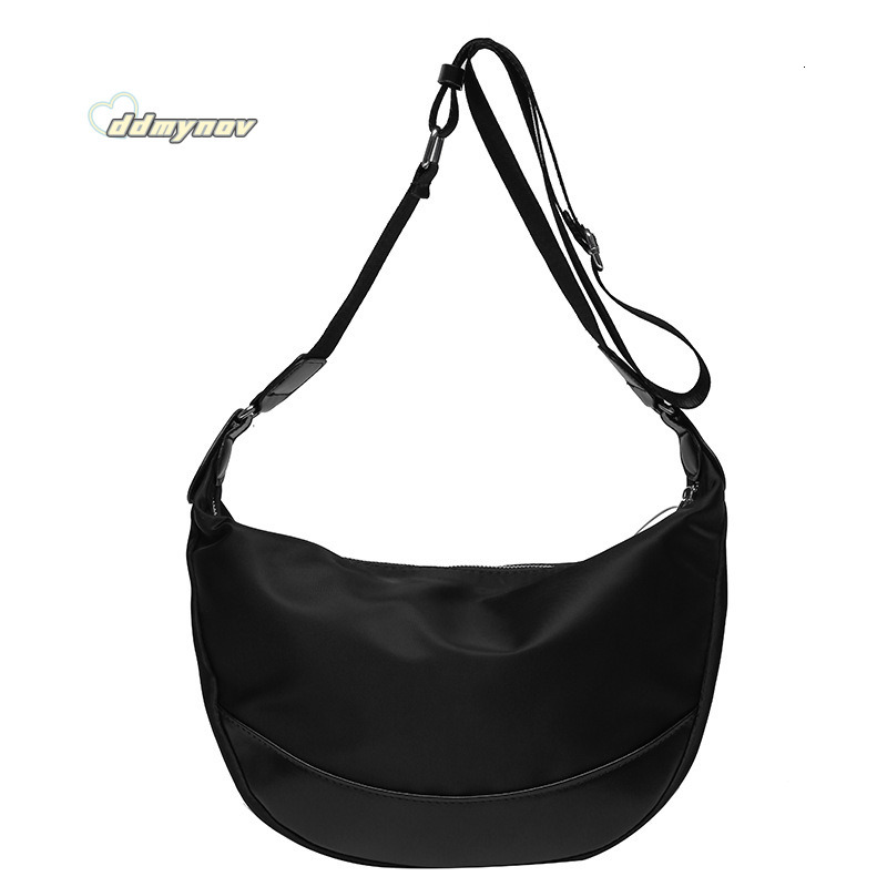 Crossbody Women, Large Capacity Nylon Dumpling Bag, Versatile for Shopping and Commuting, Men's Casual Shoulder Bag ddmynov