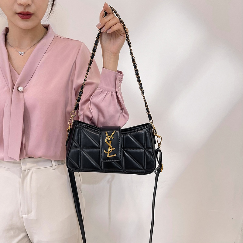 2025 Free Shipping Women's Designer Luxury New Single Shoulder Crossbody Bag black white