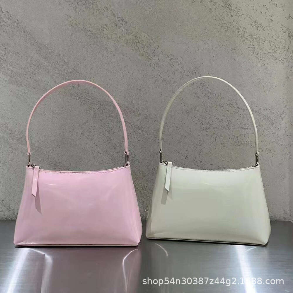 Korean Dongdaemun Dearni Women's 2022 Early Spring New Mirror Leather Underarm Bag Shiny