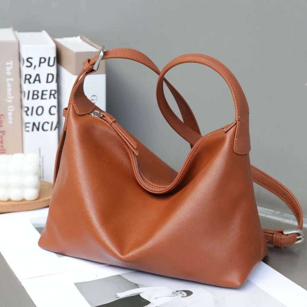 Genuine Leather Fashion Women's Shoulder Crossbody Bags Designer High Quality Casual Large Capacity Ladies Bag