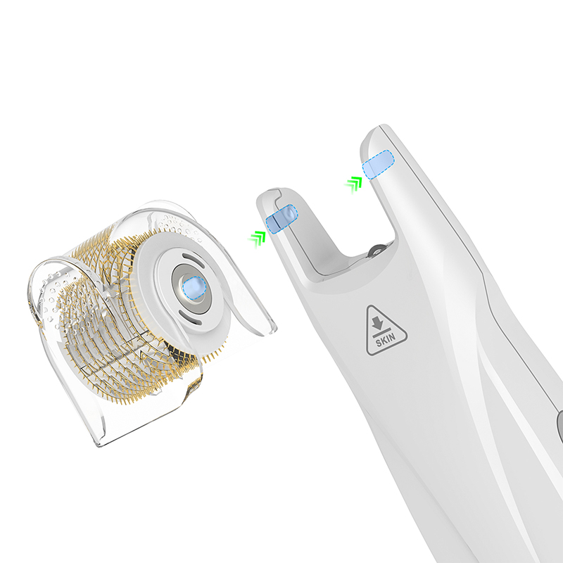 Derma Roller Cartridges Bio roller G5 Replace 540 Titanium Needle 0.25mm 0.5mm 1.0mm 1.5mm 2.0mm Heard 10pcs Regrowth Beard Skin Care Micro Current EM