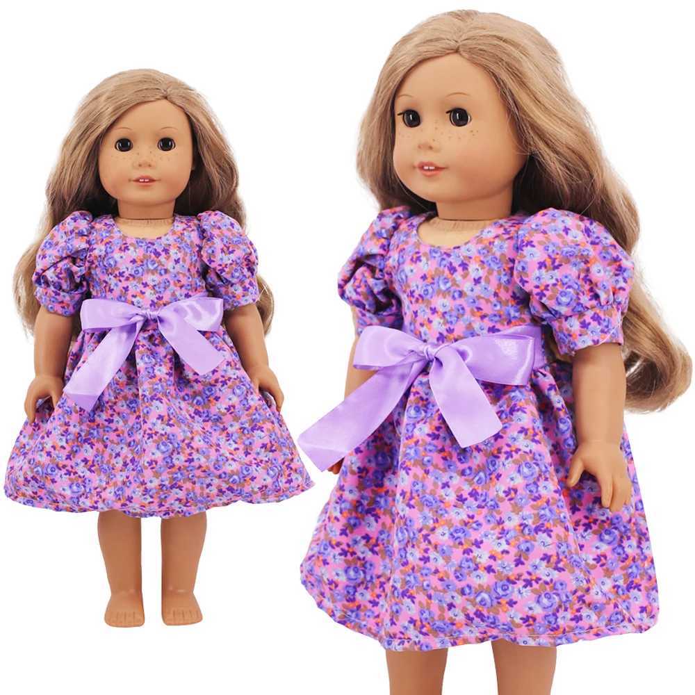 Kawaii Doll Dress Clothing Accessories For 43cm Born Baby Doll 18 Inch American Doll Girls Toys zapfs Birthday Christmas Gift W250610