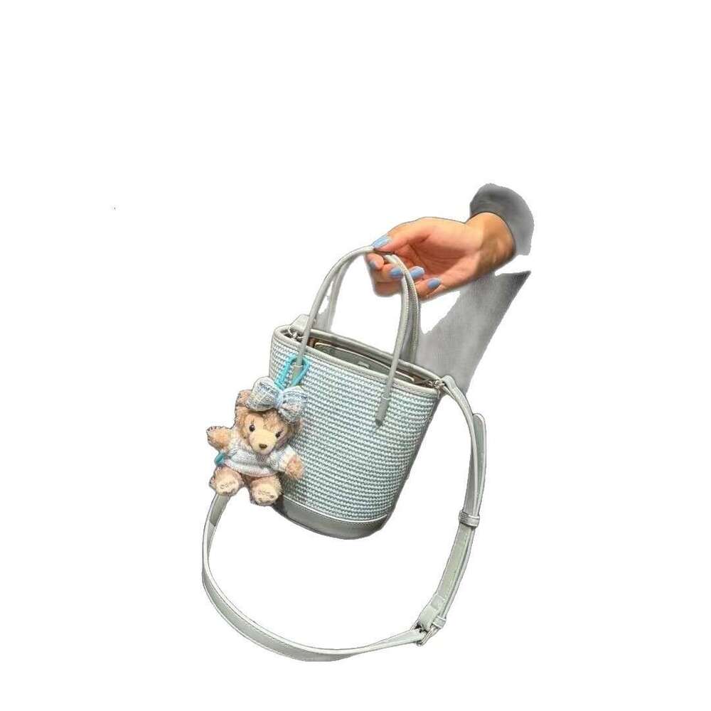 2025 New Straw Woven Commuter Handbag Casual Beach Vacation Tote Fashion Crossbody Bag