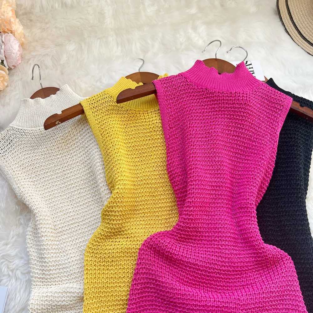 YuooMuoo Women Dress 2025 New Europe Fashion Sexy See Through Crochet Knitted Party Dress Vacation Style Lady Beach Dresses XJ250610
