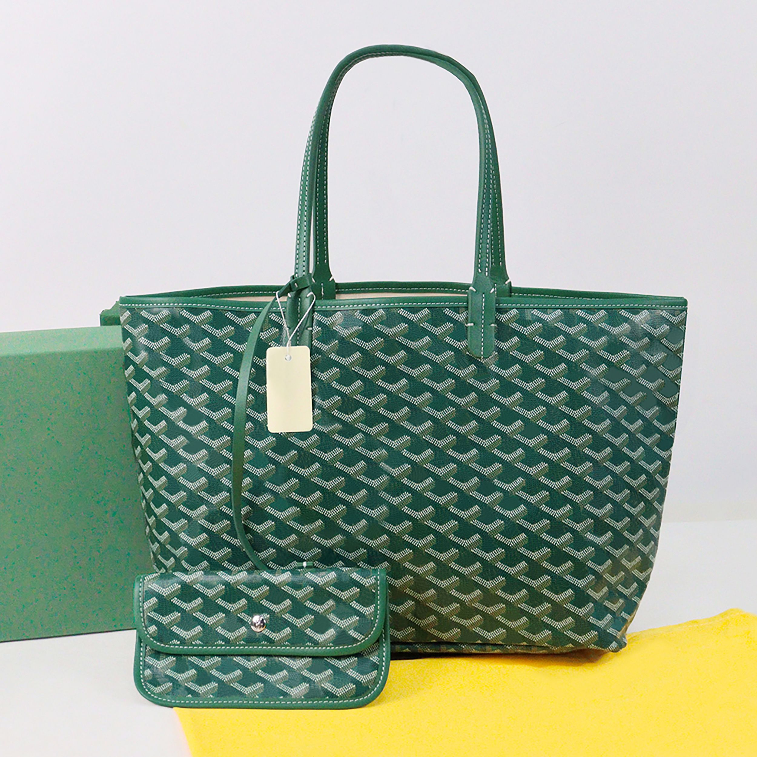 10A Tote Bag Designer Bags Fashion Totes PM MM Two Size Leather Handbag Calf Leather Tote Bag Shopping Bag Single Shoulder Handbag Women's Green Version Beach Bag