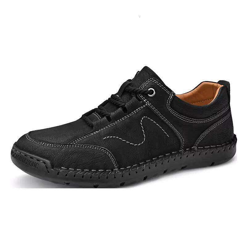 Men's New Cowhide Casual Shoes Large Outdoor