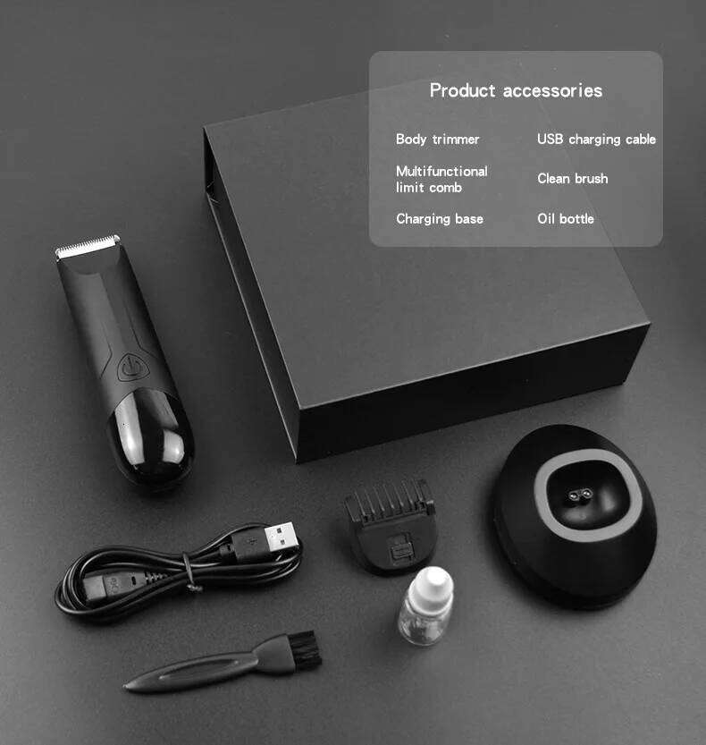 Electric Body Shaver Manscaper Pubic for Men Balls Women Bikini Trimmer Hair Remover Privates Part Grooming Clipper