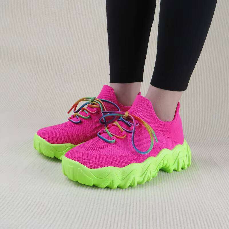 Hot Selling Factory Price Men and Women Low Top Socks Sneakers Couple Fashion Casual Running Shoes