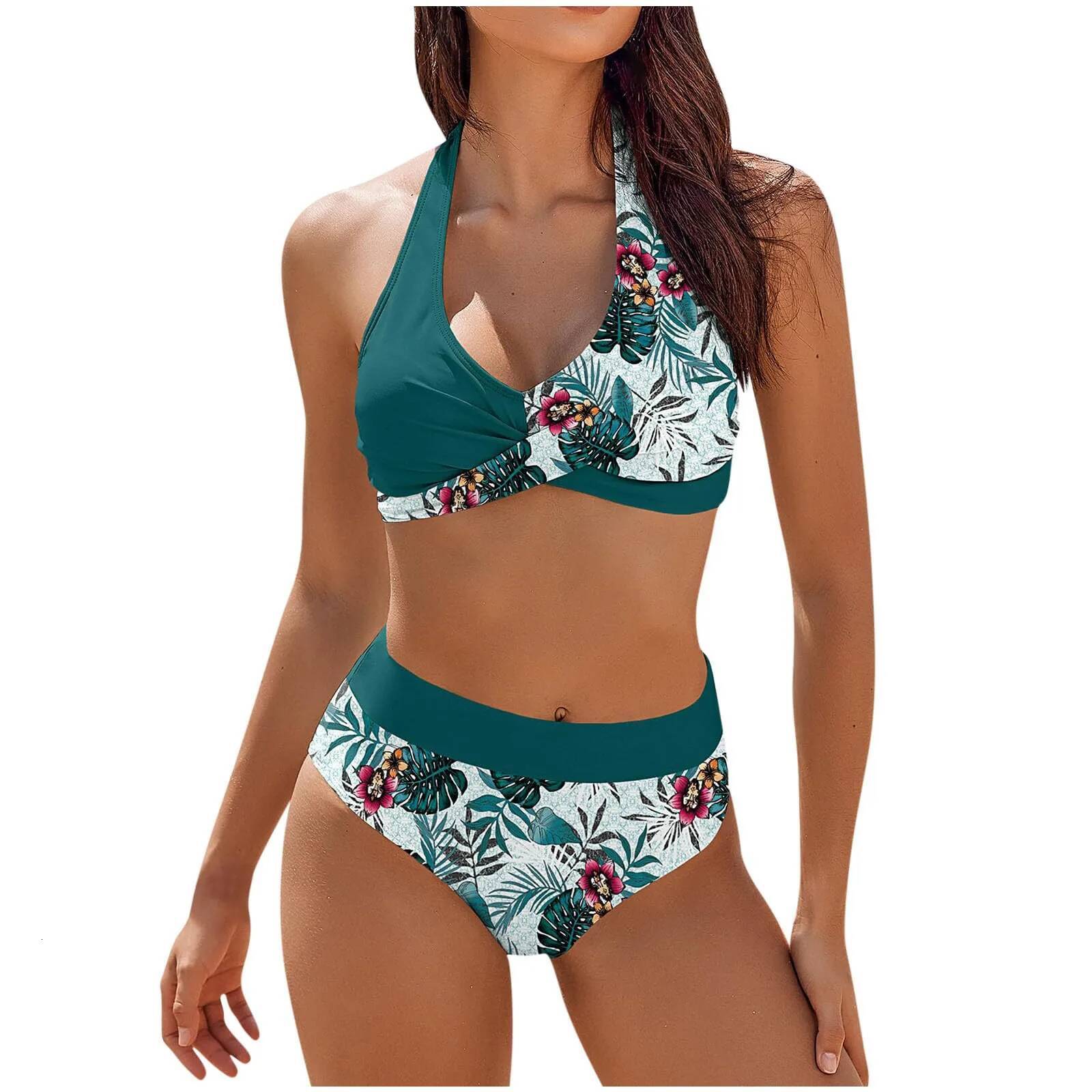 Sexy Bikini Push Up Swimwear Women Brazilain Biquinis Feminino 2024 Swimsuit Tanga Swimming Bathing Suit 2 Piece Set Mujer