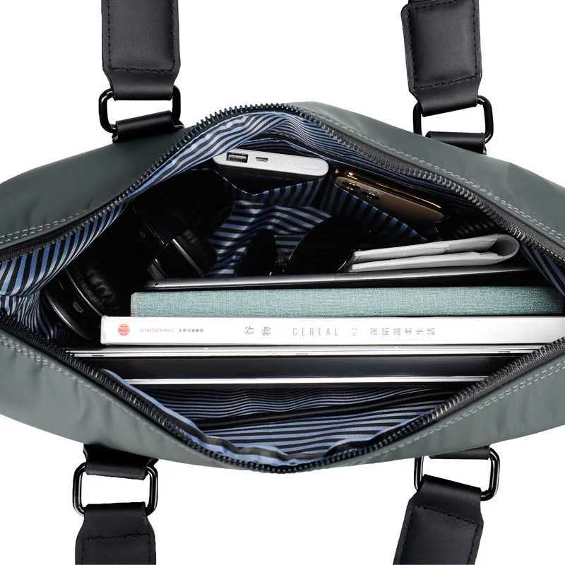 New Handbags Men Large Capacity Briefcase Waterproof Oxford Travel Totes Casual Laptop Top-Handle Bags Shoulder Crossbody Bags W250610