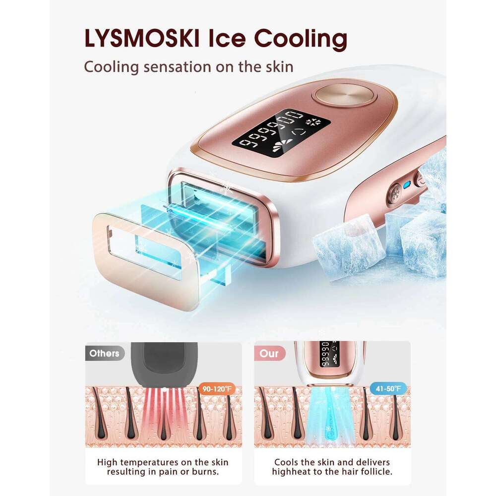 Laser Removal 999900 Flashes IPL ICE Cold Epilator Painless Permanent Hair Remove Armpits Arms LegsBikini Trimmer