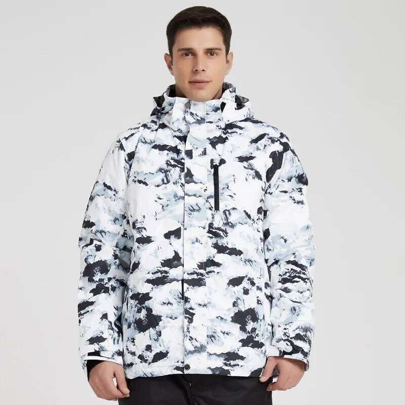 Men's 2025 New Ski Jackets Snowboarding Overcoats Waterproof Windproof Winter Outdoor Sports Thickened Skiing Warm Clothing Tops