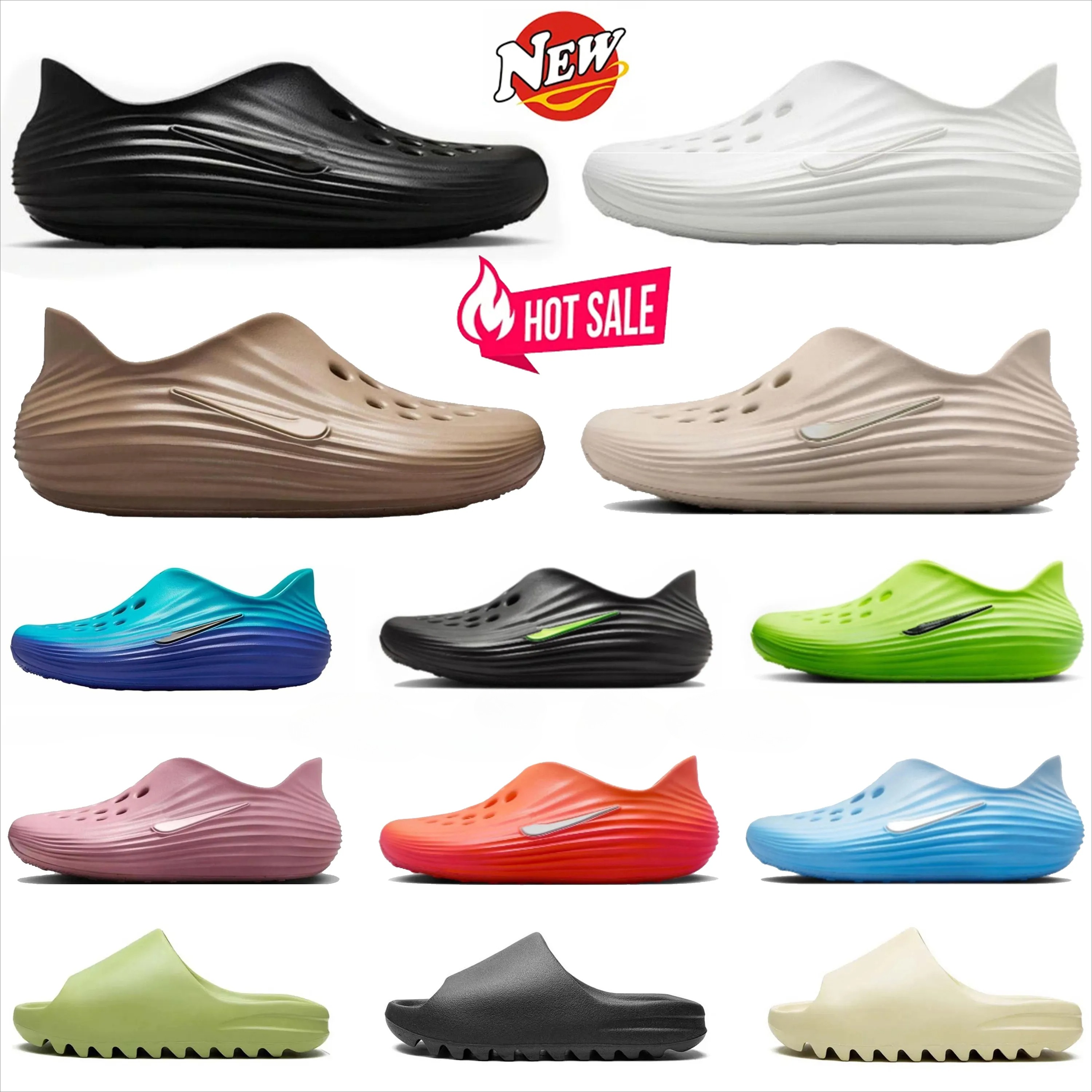 Designer Shoes ReactX Rejuven8 Designer Sandals Unisex Soft Slippers Ultra Comfortable slides Indoor Outdoor Slide Sandals Non Slip Design Stylish Footwear 36-48