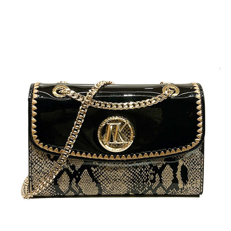 Genuine Leather Chain Bag for Women, High-End Feel, Versatile Square Single Shoulder Crossbody Small Bag, 2025 New Model