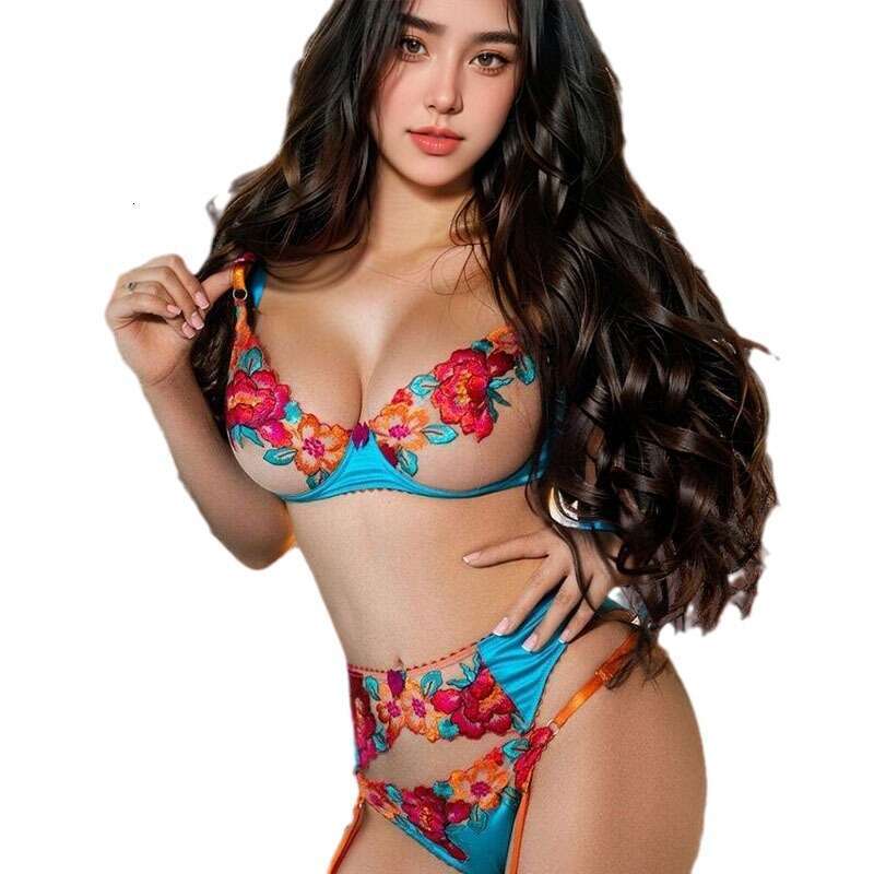 Spell Lingerie Porn Suits New Bikini Embroidered Bra Set Sexy Photo Shoot Women S Dance Costume Sexy Lingerie