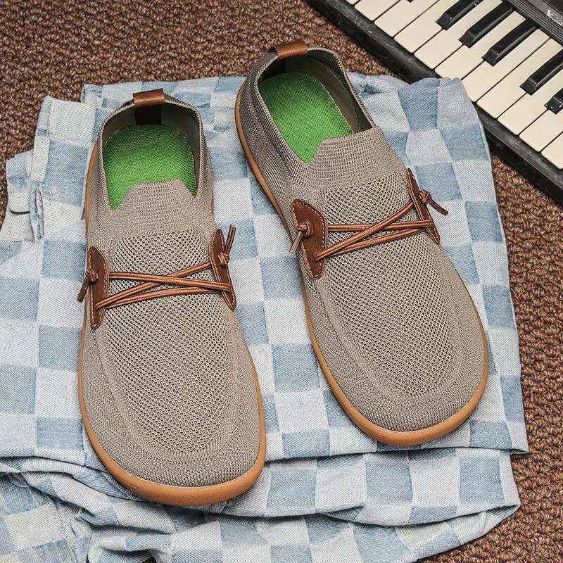Wholesale Head Over Sized Hiking Wide Sole Casual slip on Men Comfortable Walking Shoes