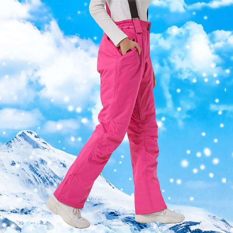 New Women's Ski Windproof Waterproof Snowboard Wear Winter Outdoor Warm Snow Sports Pants Female Skiing Trousers