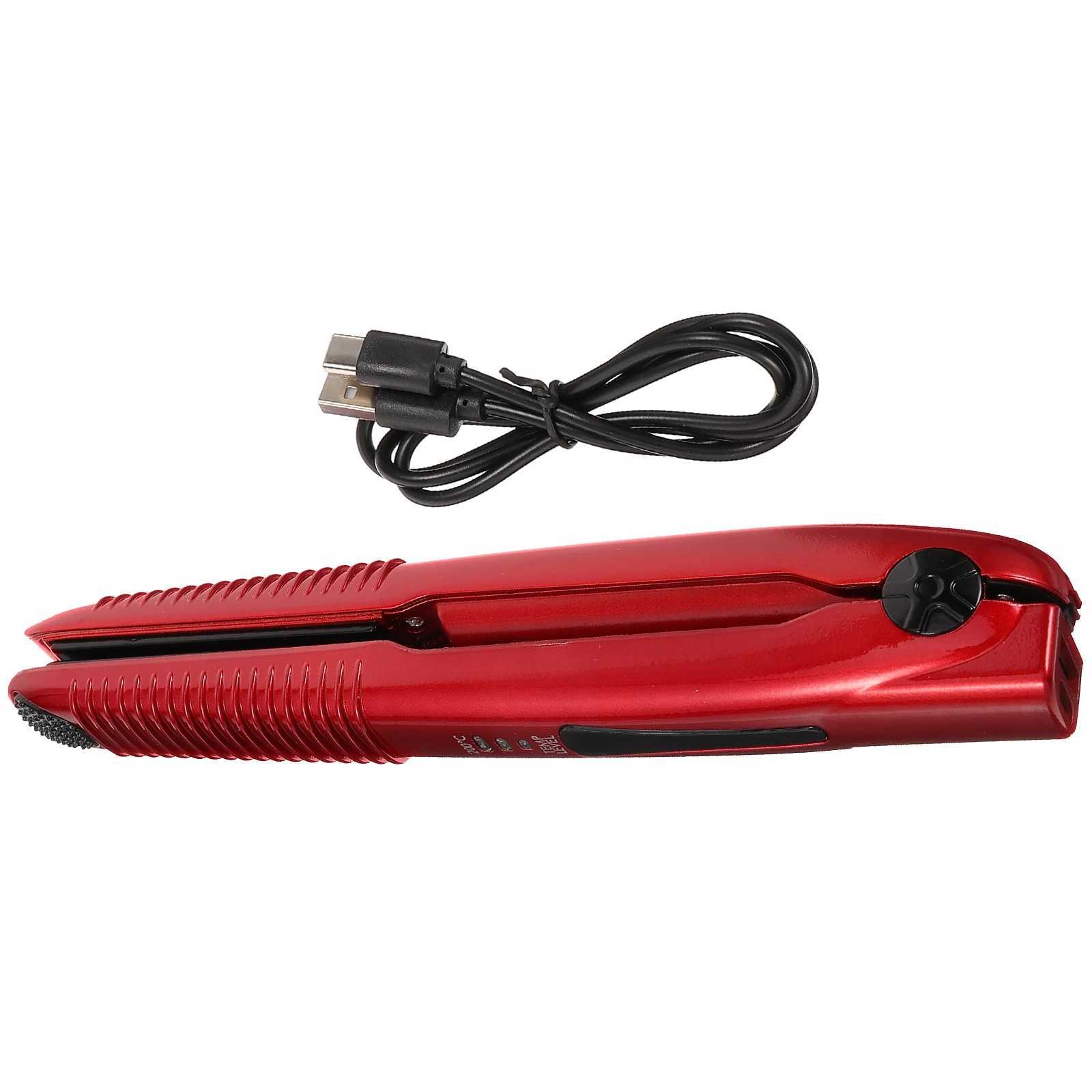 Hair Straightener Cordless Curler s Small USB Travel Rechargeable Wireless Styling Dryer Straightener Curler Lightweight W250610
