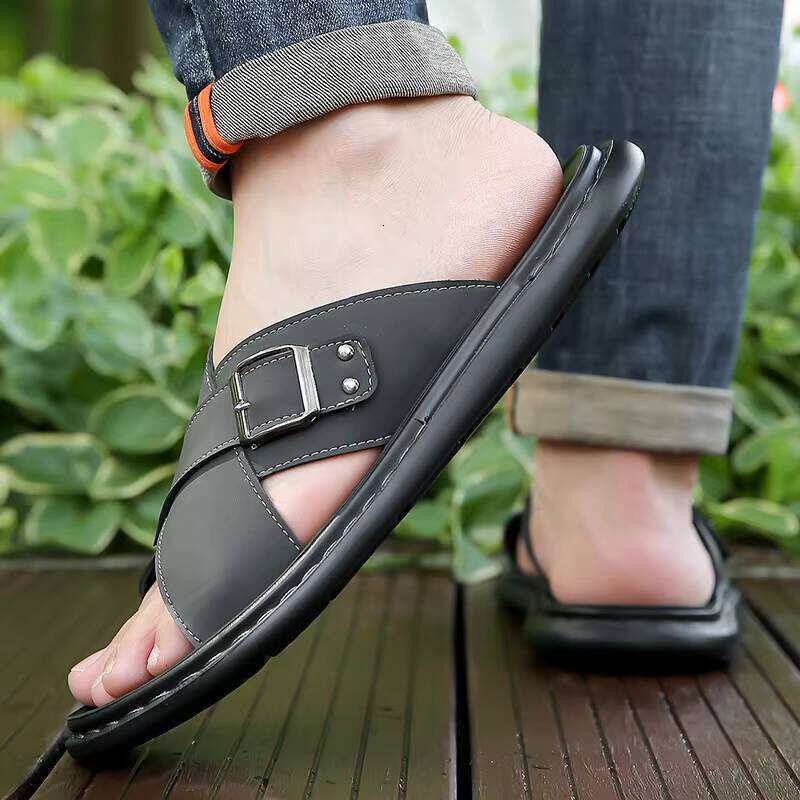 Hot Men's Outdoor Closed-Toe Fashion Large Size Sandals Casual Beach Shoes for Men