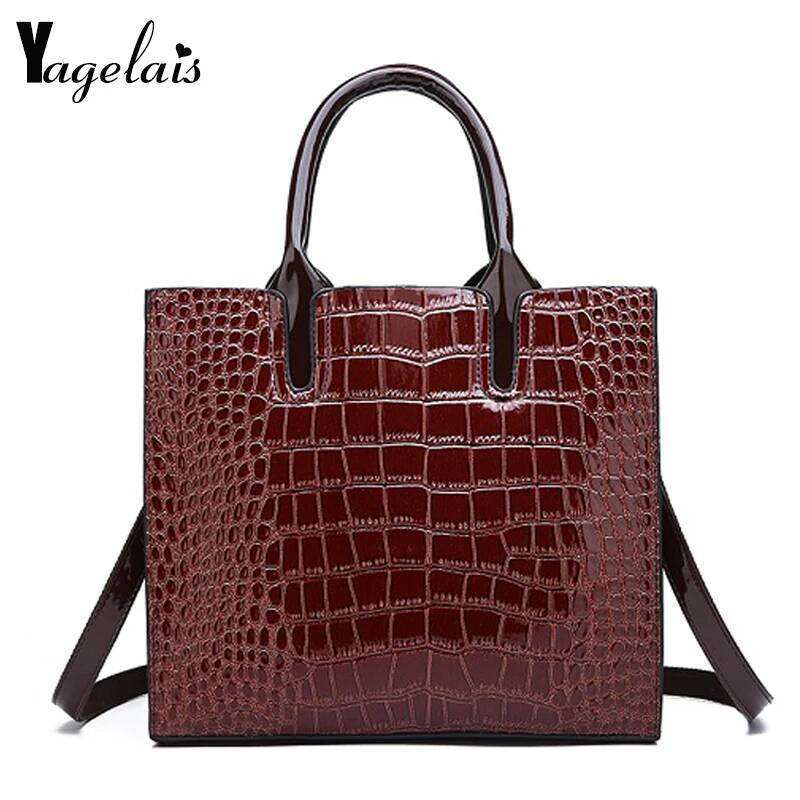 2025 Quality Women Leather Handbags Big Tote High Capacity Female Shoulder Crossbody Bag Simple New Style