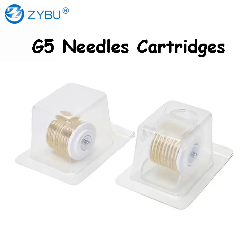 Derma Roller Cartridges Bio roller G5 Replace 540 Titanium Needle 0.25mm 0.5mm 1.0mm 1.5mm 2.0mm Heard 10pcs Regrowth Beard Skin Care Micro Current EM