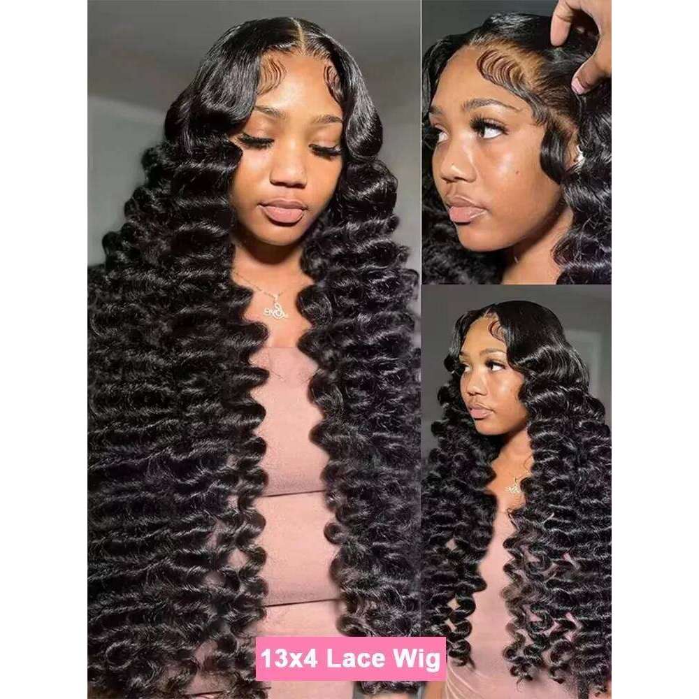 Mossily 30 40 Inch Waves 13x6 Hd Loose Deep Wave 13x4 Lace Frontal Human Hair Wig