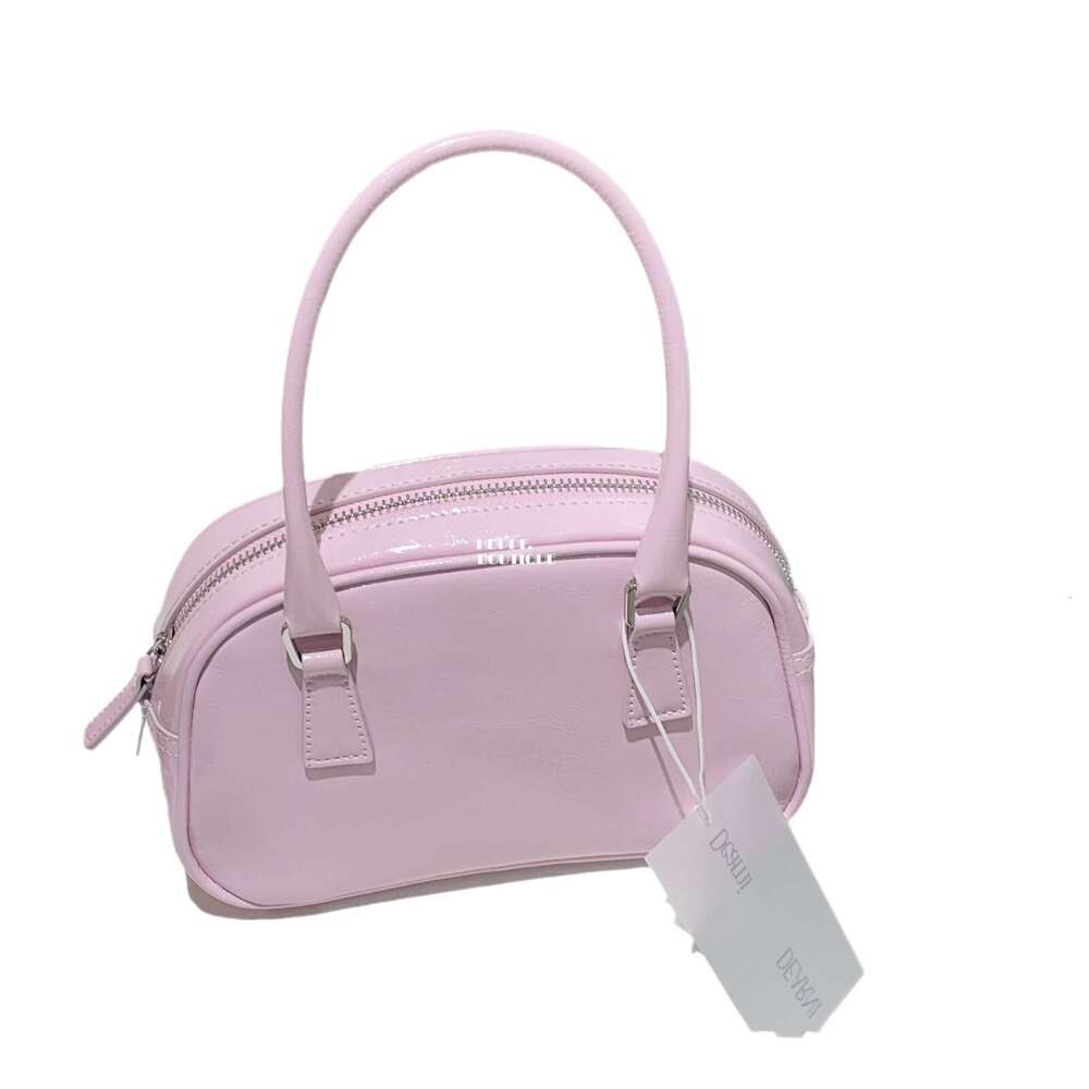 dearni Korean Niche Brand Suede Women's Oil Wax Cowhide Shell Handheld Crossbody Bag for Women
