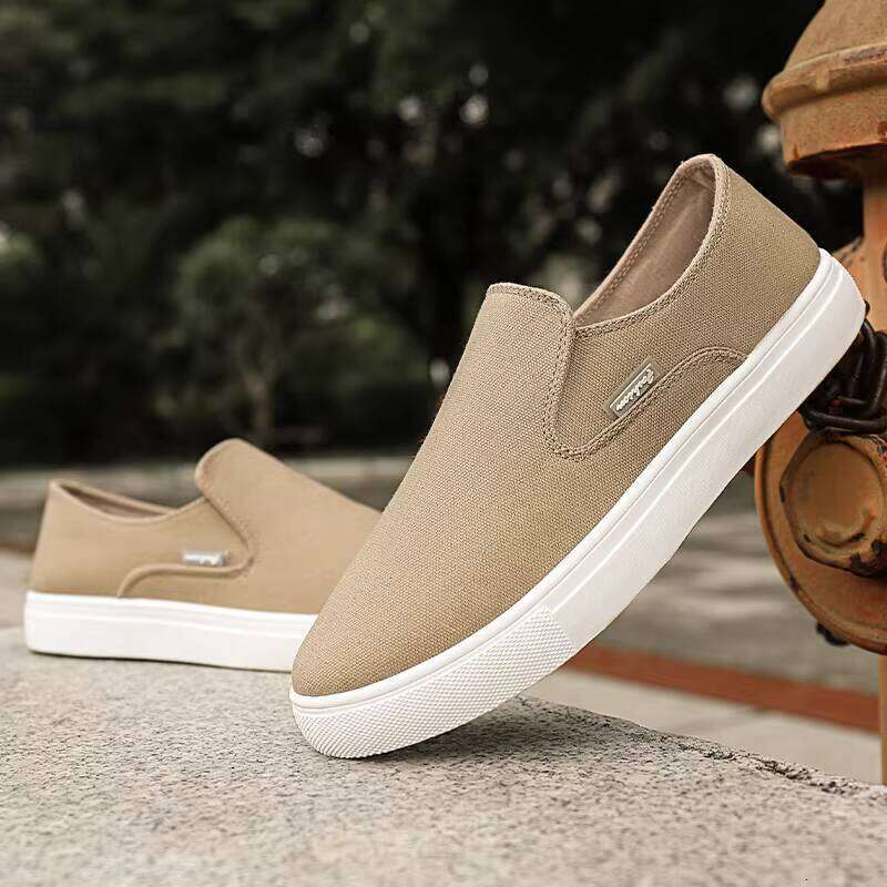 Factory Customized Slip-on Men Casual Loafers New Fashion Outdoor Breathable Men's Canvas Shoes