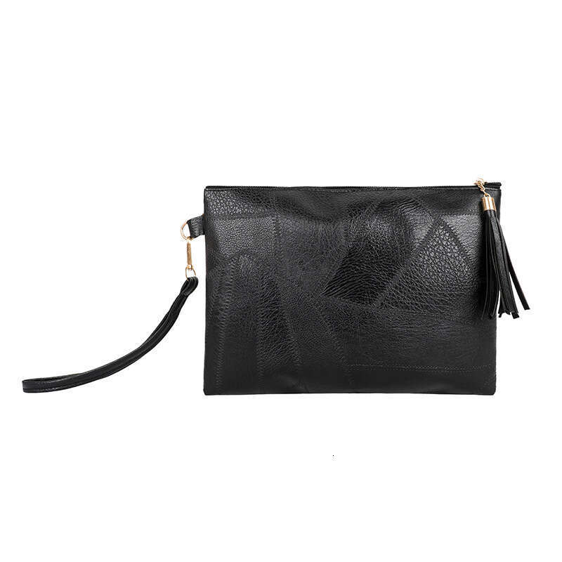 Autumn Winter Clutch for Women, Textured Design Underarm Bag, Fashionable Tassel Pleated Shoulder Bag