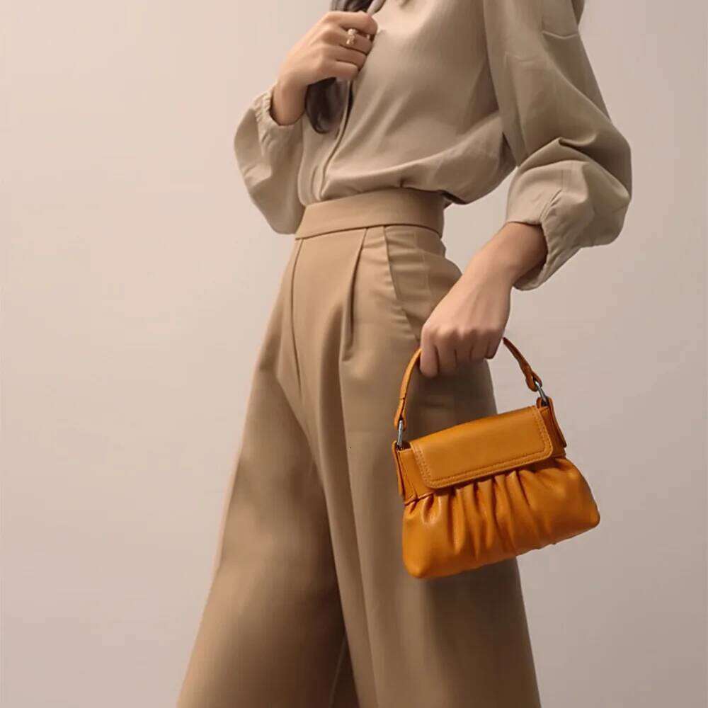 Designer Bag Jamhoo Women Brand New Fashion Popular Underarm Shoulder Bag Cross Body Small Square Tote Bags Niche Designer Split Leather