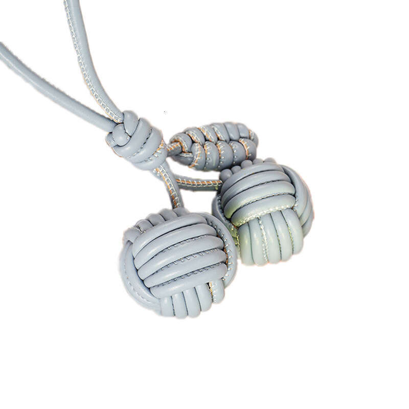 2025 New Korean Style Snowball Pendant Handwoven Ball Versatile Women's Accessory High-end Bag Charm