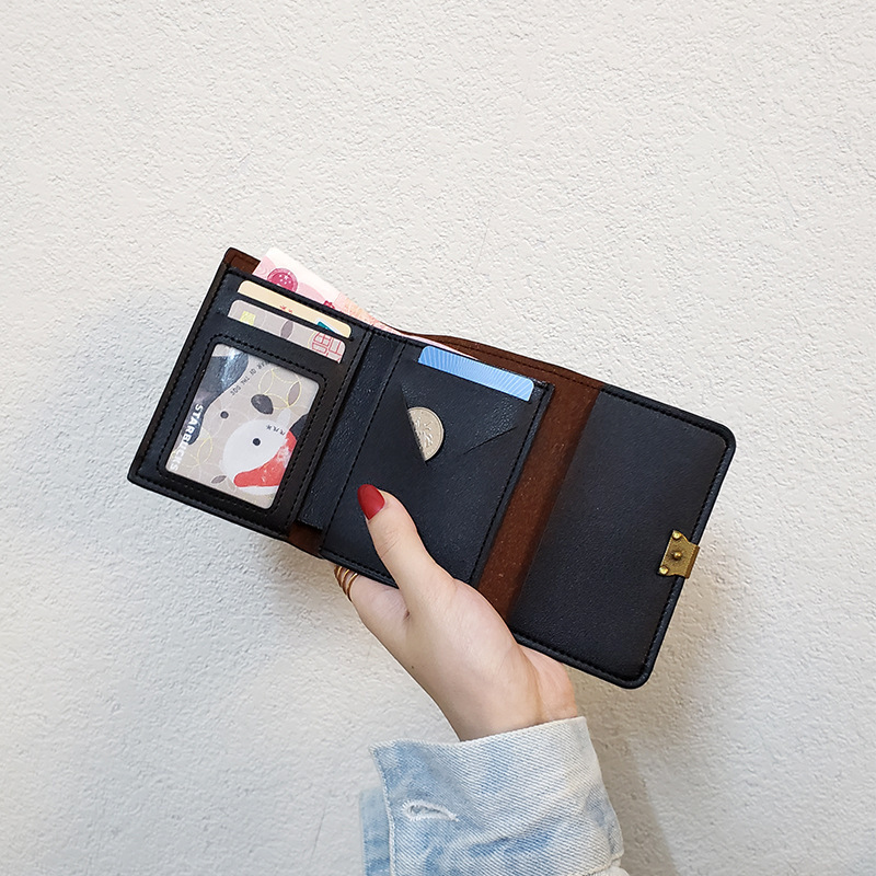 Free Shipping 2025 New Designer Bag Simple Women's Short Wallet Fashionable Exquisite And Practical Card Foreskin Leather High-quality Coin Bag