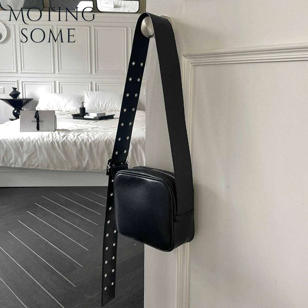 Motingsome Mini Bag Woman Genuine Leather Handabg Summer Beach Bags Crossbody Shoulder Messenger Small Satchel Pouch 2025 New