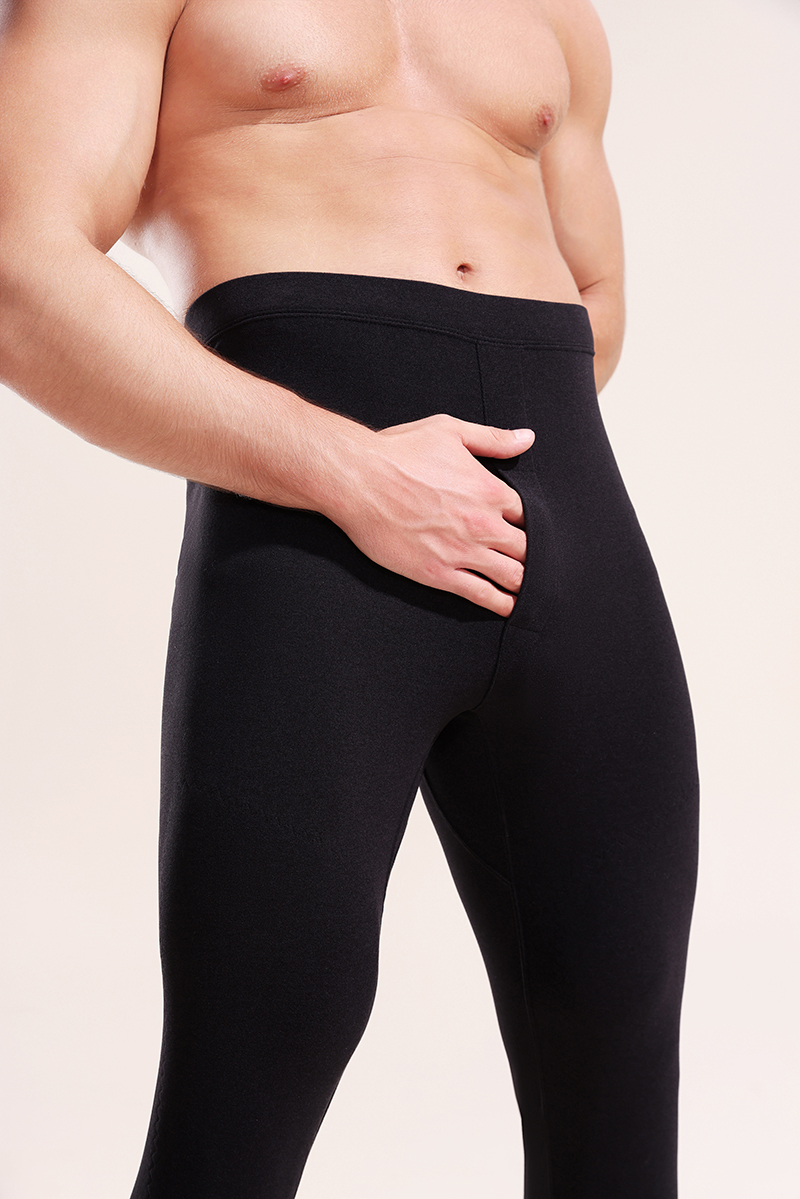 Men's slimming warm autumn trousers made of pure cotton, high elasticity and comfort Bottoms