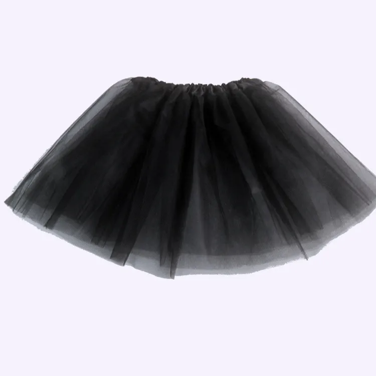 Top Quality candy color kids tutus skirt dance dresses soft tutu dress ballet skirt 3layers children pettiskirt clothes WCW690 ZZ