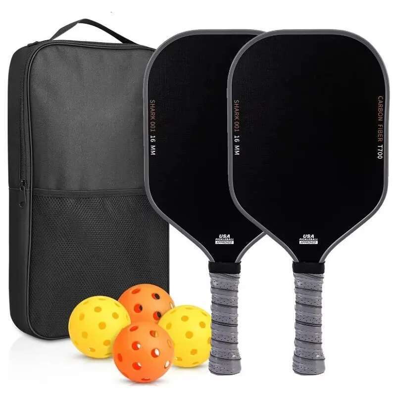 T700 Pickleball Paddle Carbon Fiber Matte Surface 16mm Enhanced Sweet Spot Control Power Grip Non Slip Compatible with Usapa New