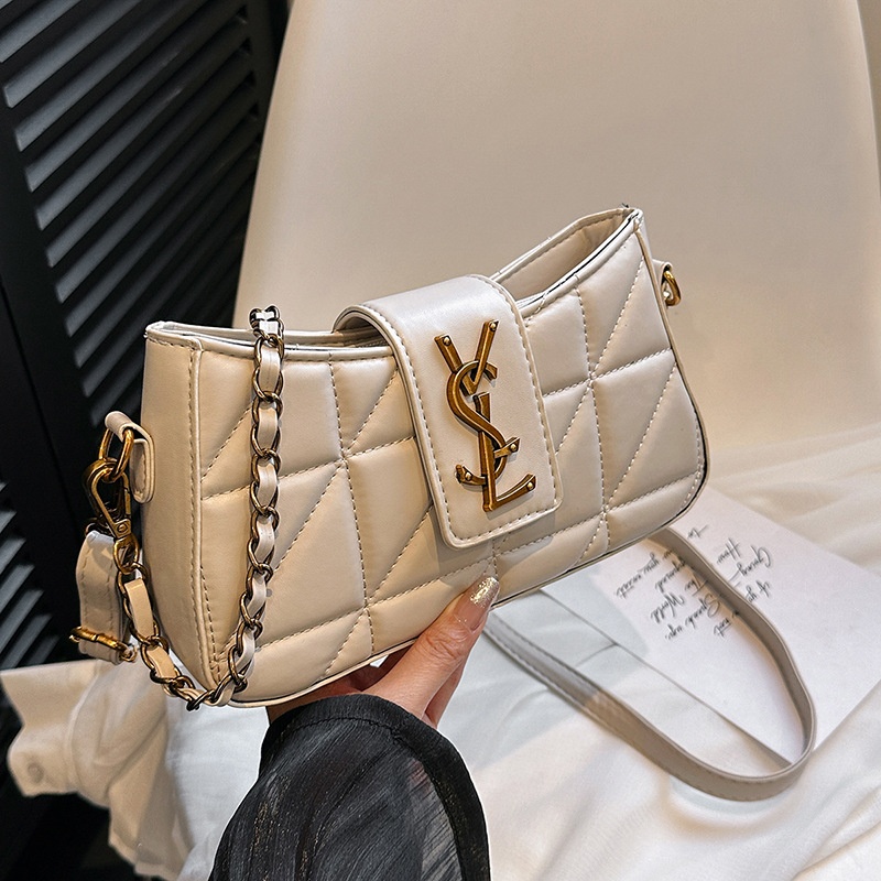 2025 Free Shipping Women's Designer Luxury New Single Shoulder Crossbody Bag black white