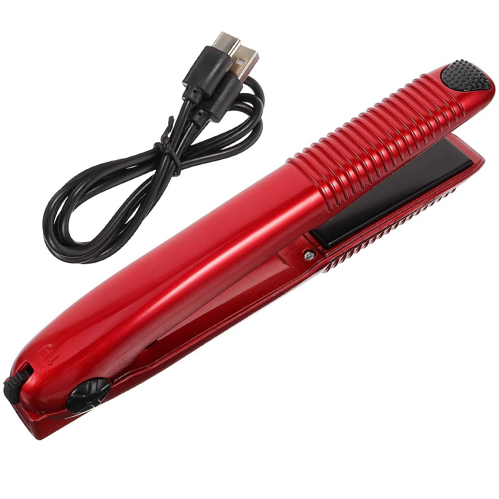Hair Straightener Cordless Curler s Small USB Travel Rechargeable Wireless Styling Dryer Straightener Curler Lightweight W250610