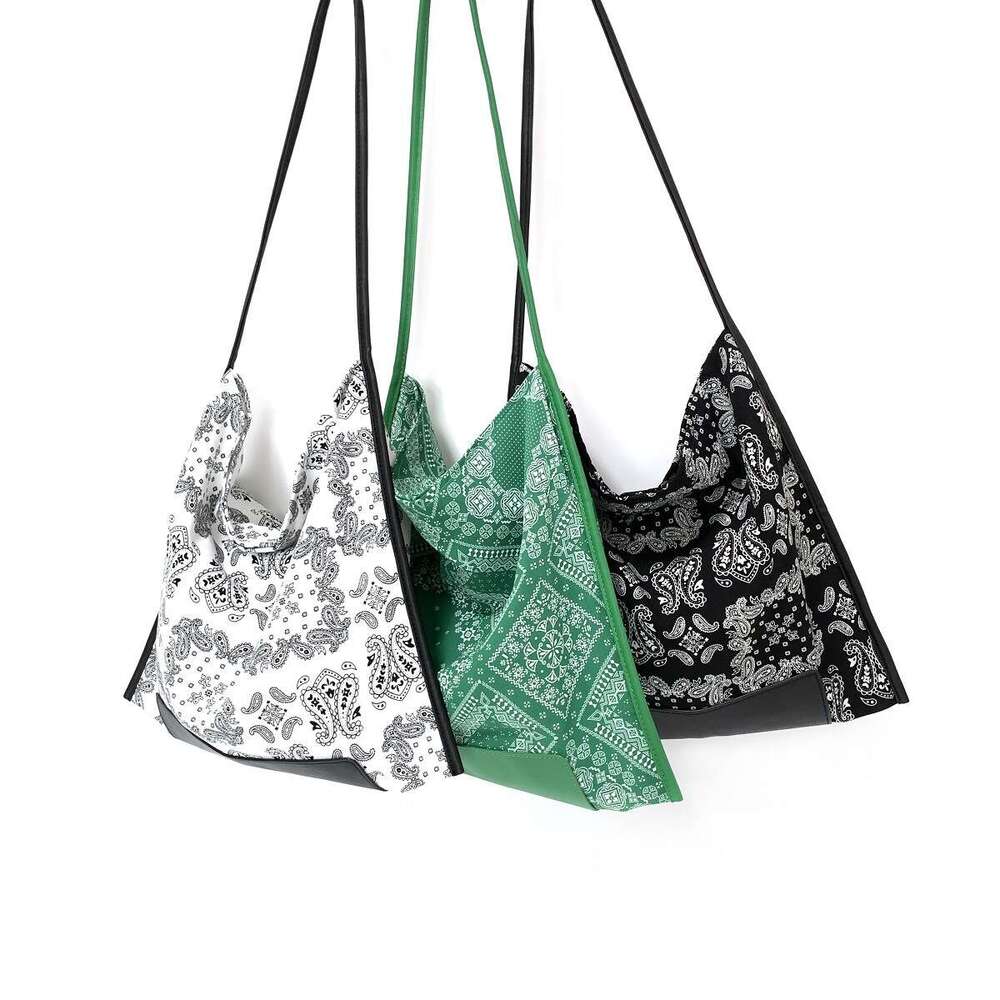 Korean Dongdaemun Women's 2021 New Trendy Printed Shoulder Paisley Pattern Cloth Bag Handbag