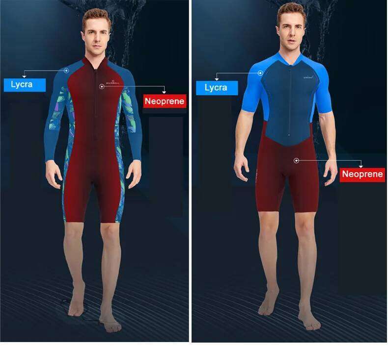 Shorty Wetsuit,1.5mm Neoprene+ Lycra Women's Keep Warm In Cold Water One-piece Short Sleeve Swimsuit Wet Suit UPF50+ Rash Guard