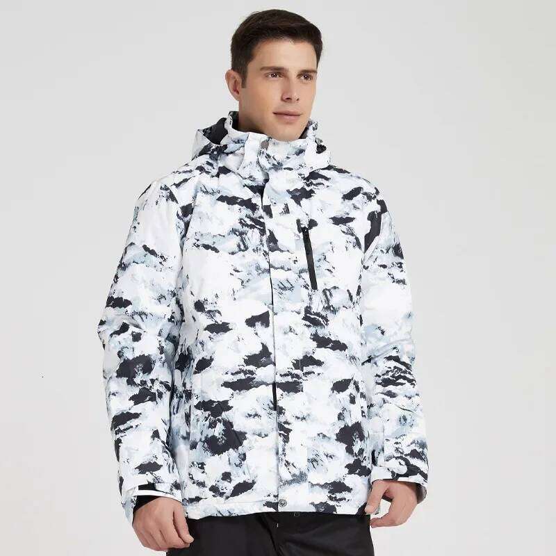 Men's 2025 New Ski Jackets Snowboarding Overcoats Waterproof Windproof Winter Outdoor Sports Thickened Skiing Warm Clothing Tops