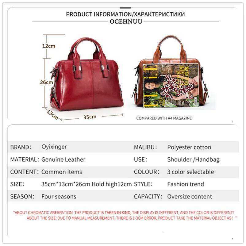 Genuine Bags For Women Totes Messenger Bag Real Natural Leather Ladies Handbags Hign Quality Designer