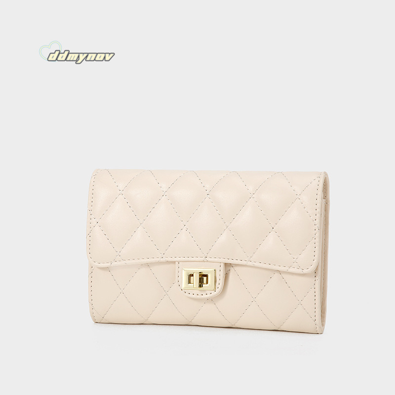 Korean Style Quilted Chain for Women 2025 New Internet Celebrity Small Square Elegant Simple Fashion Ladies Crossbody Bag ddmynov